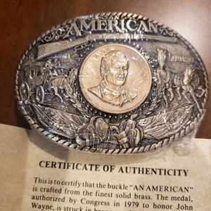 John Wayne Commemorative Belt Buckle